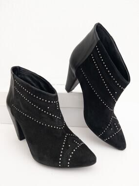 Anine Bing Irmelin Boots Black Suede Size 7
